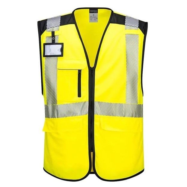 Portwest Safety Vest Yellow With Black - Portwest - C-467-L