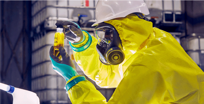Comprehensive chemical protection supplies, including gloves, suits, and masks, designed for safety in hazardous environments. Products meet stringent safety standards to ensure maximum protection and compliance