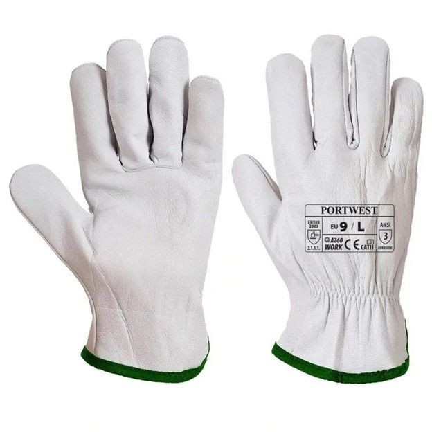 Leather Riggers Gloves Premium Full Grain Cow