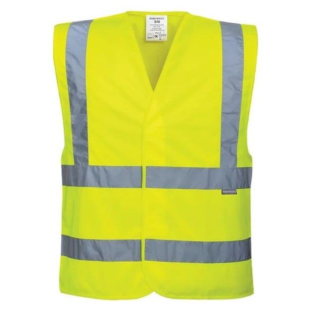 PORTWEST C470 Class 2 Two Band & Brace HI-VIS Vest